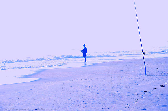 Blue Fisherman