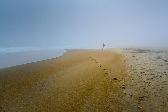 Morning mist jogger