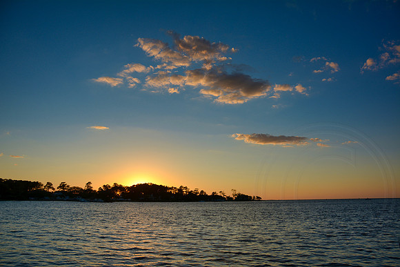Island sunset